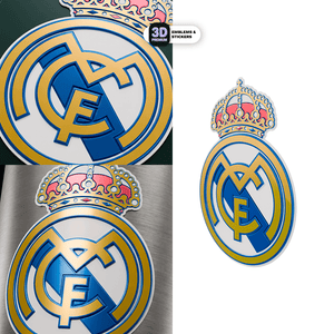 REAL MADRID METALLIC - Stickmadly