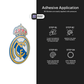 REAL MADRID METALLIC - Stickmadly