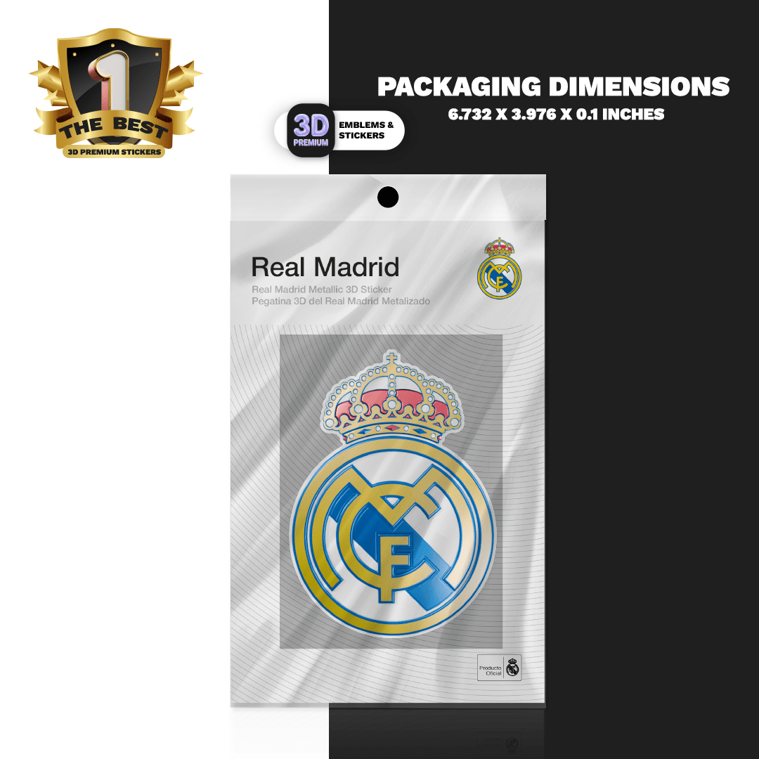 REAL MADRID METALLIC - Stickmadly