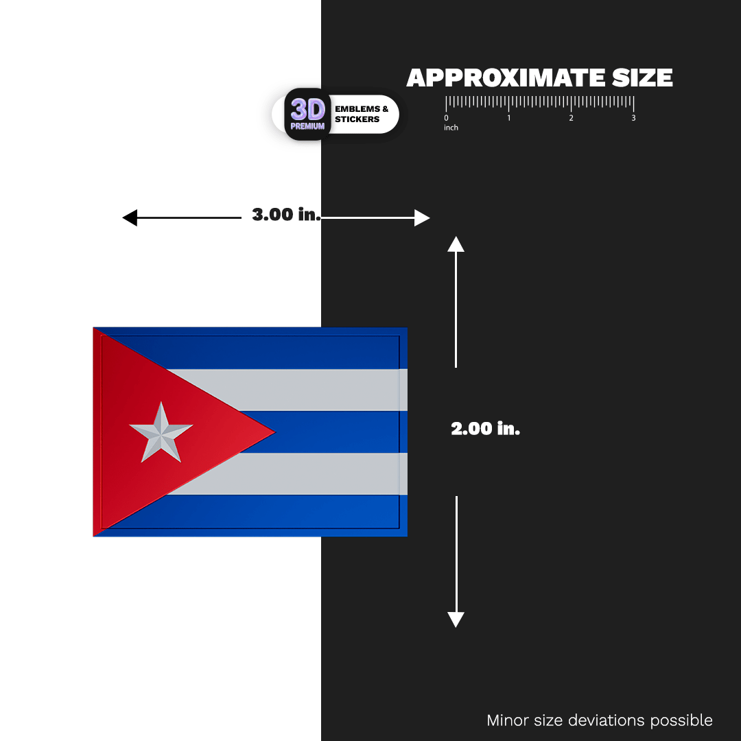 REPUBLIC OF CUBA FLAG - Stickmadly