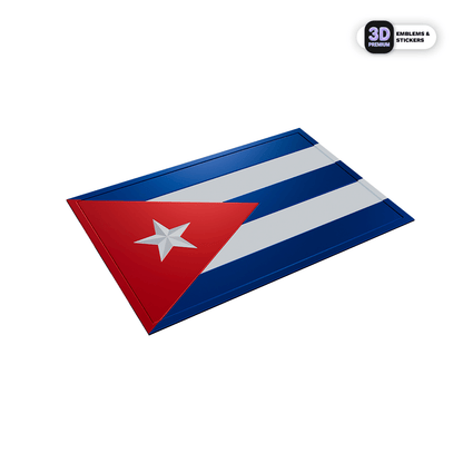 REPUBLIC OF CUBA FLAG - Stickmadly