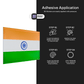 REPUBLIC OF INDIA FLAG - Stickmadly