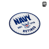 RETIRED U.S. NAVY 3 - Stickmadly