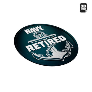 RETIRED U.S. NAVY 4 - Stickmadly
