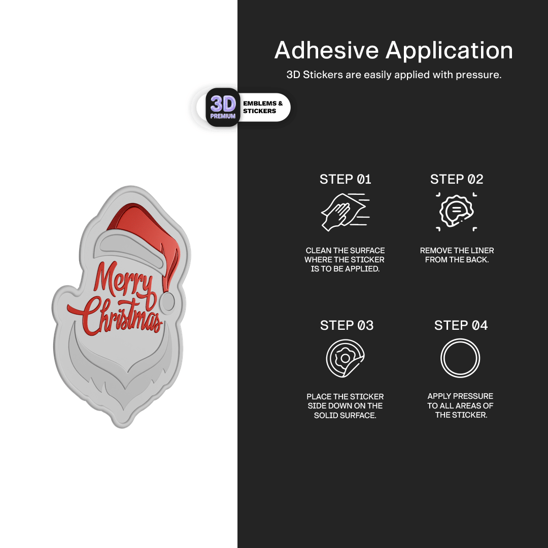 SANTA MERRY CHRISTMAS - Stickmadly