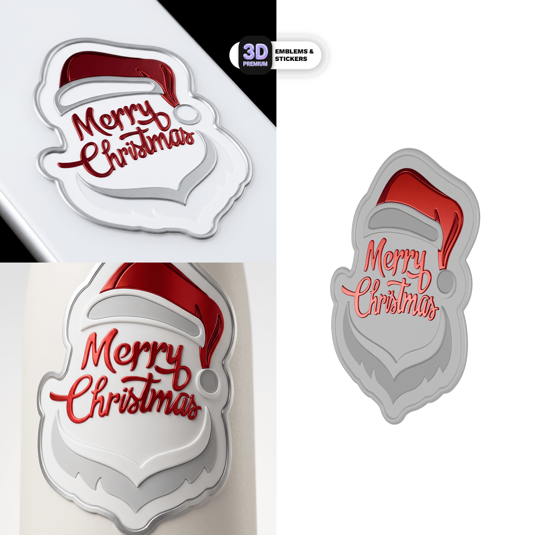 SANTA MERRY CHRISTMAS - Stickmadly