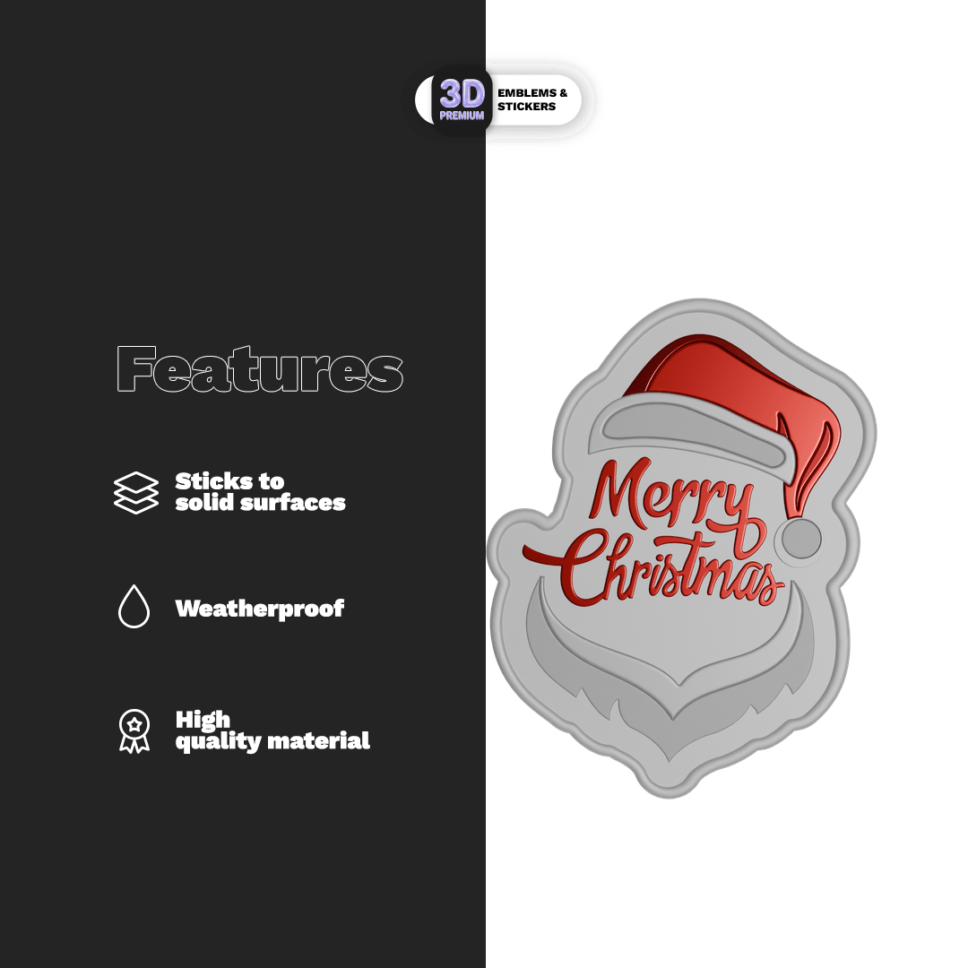 SANTA MERRY CHRISTMAS - Stickmadly