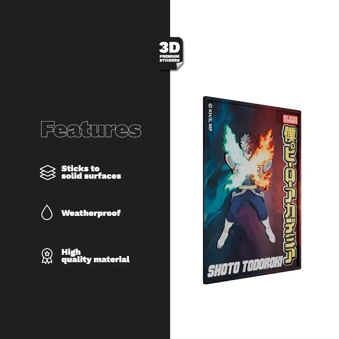 Shoto Todoroki miniposter - Stickmadly