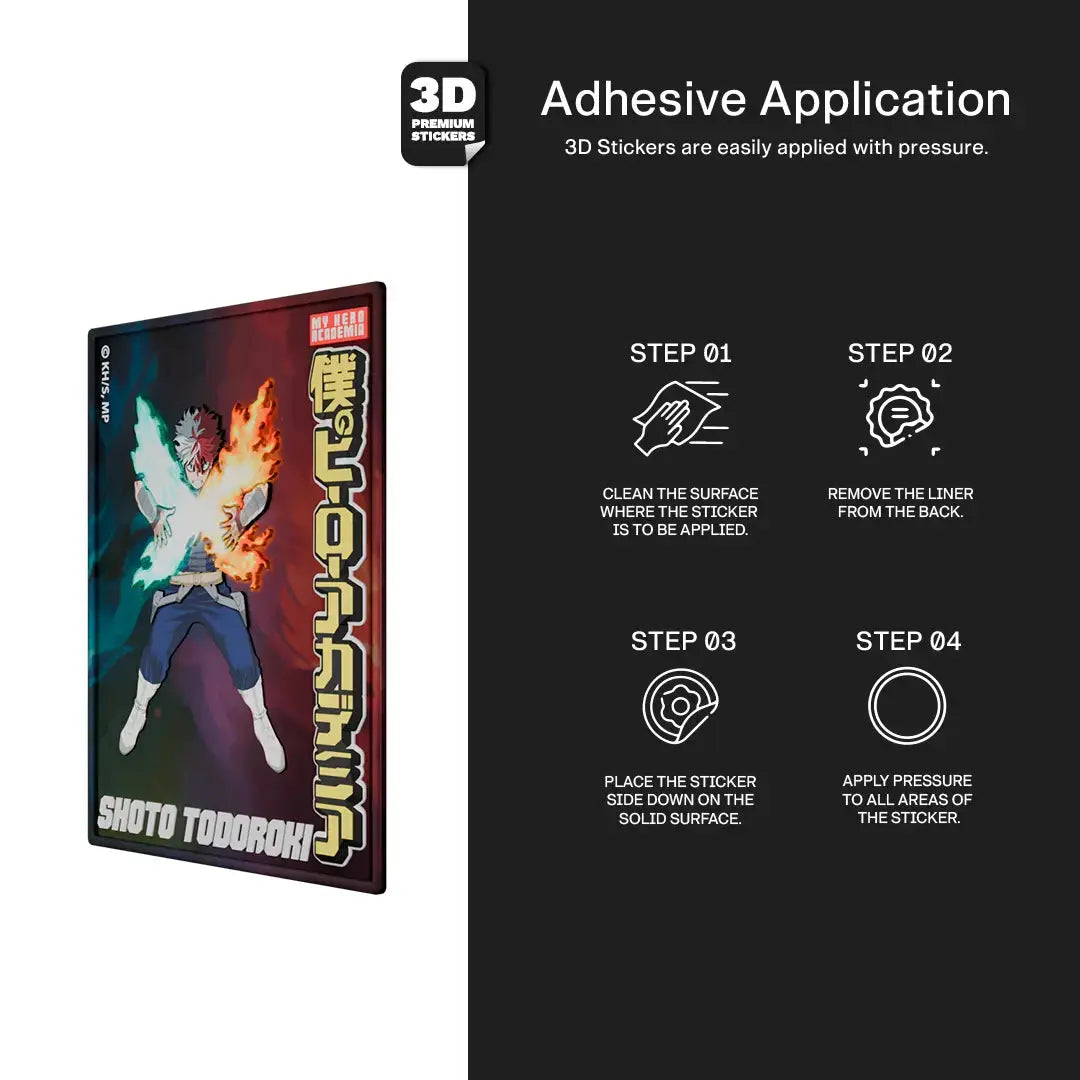 Shoto Todoroki miniposter - Stickmadly