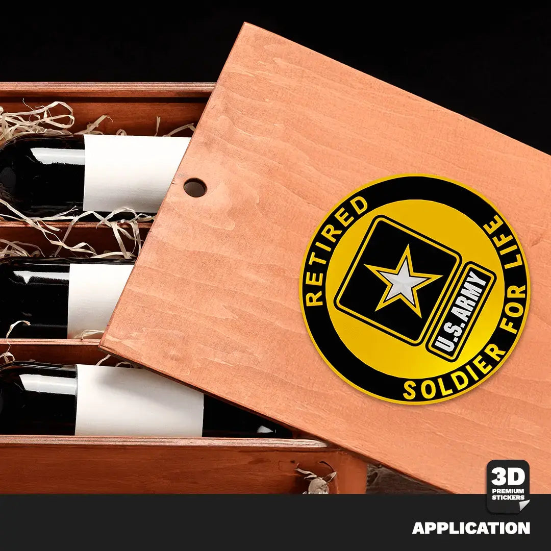Soldier for Life Retired - Stickmadly