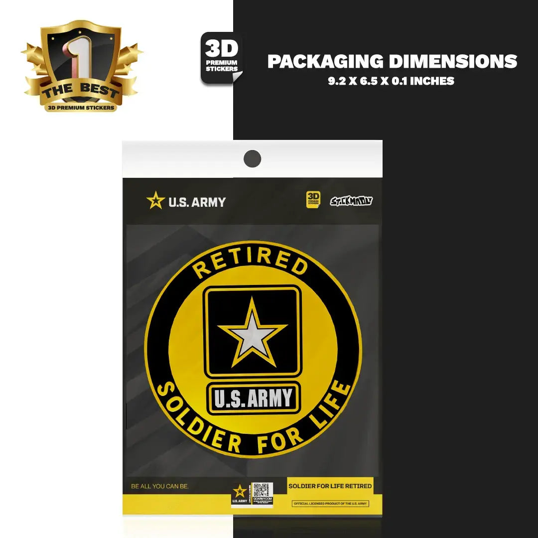 Soldier for Life Retired - Stickmadly