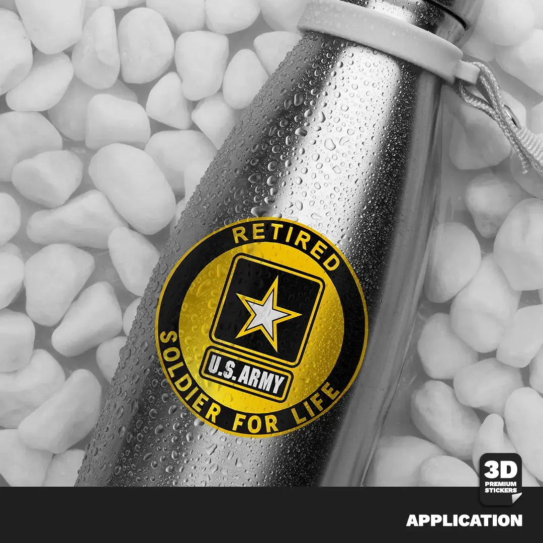 Soldier for Life Retired - Stickmadly
