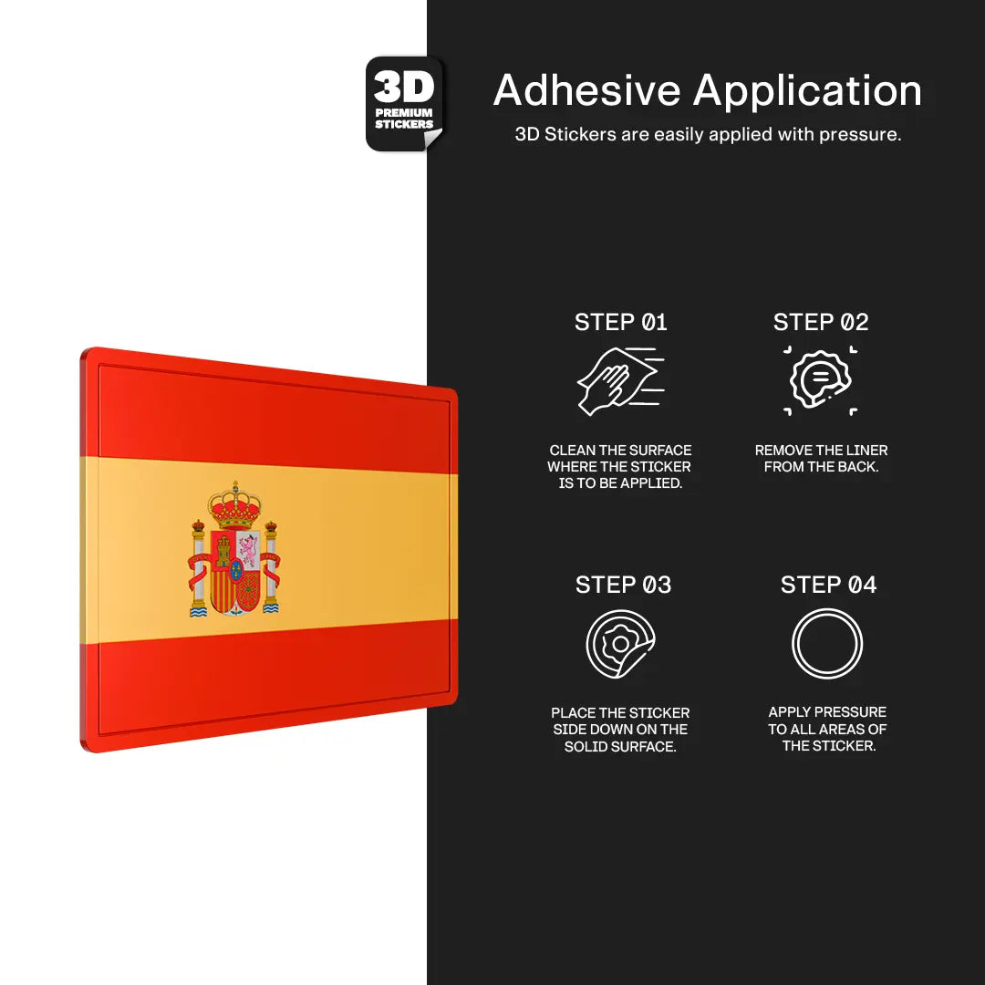 Spain Flag - Stickmadly