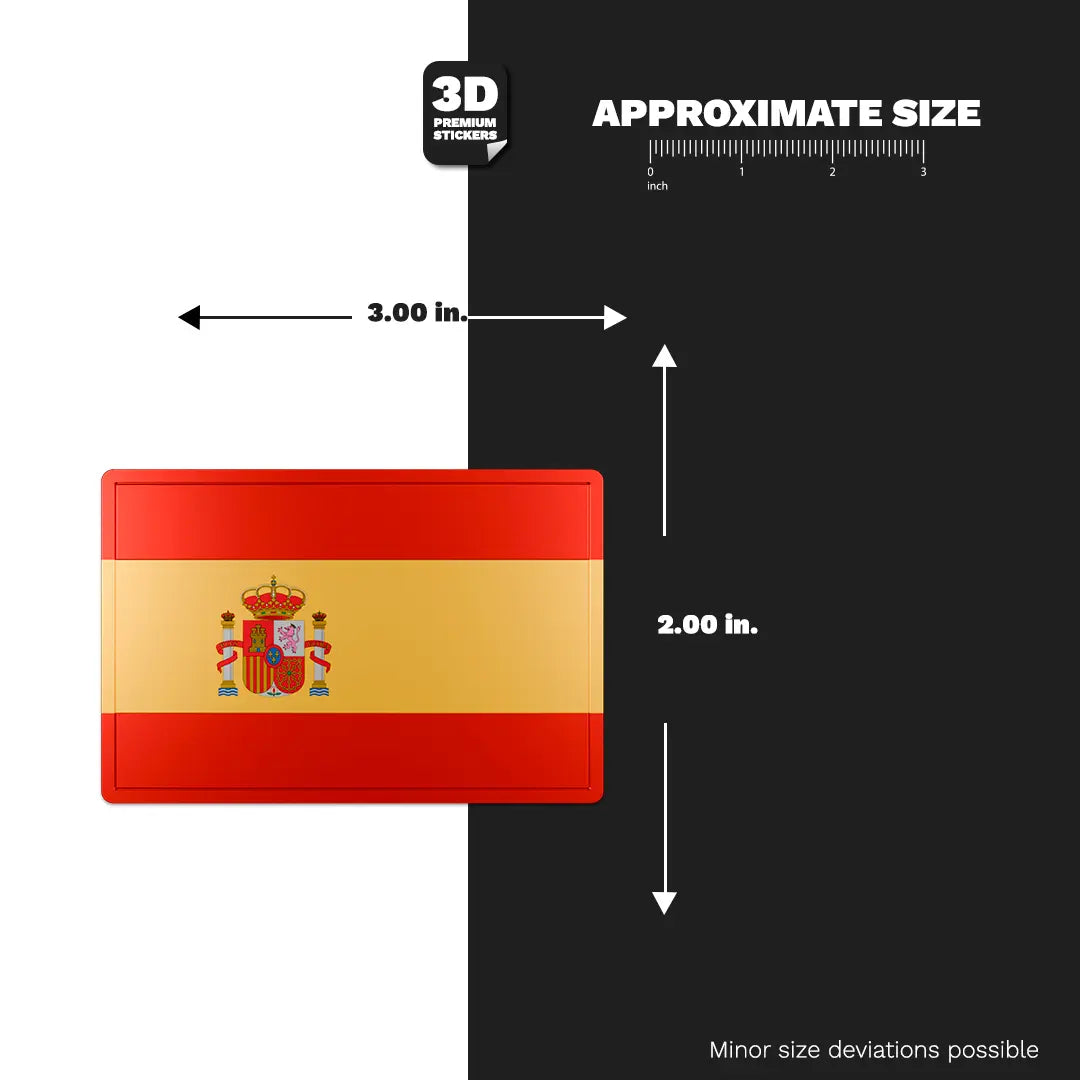 Spain Flag - Stickmadly