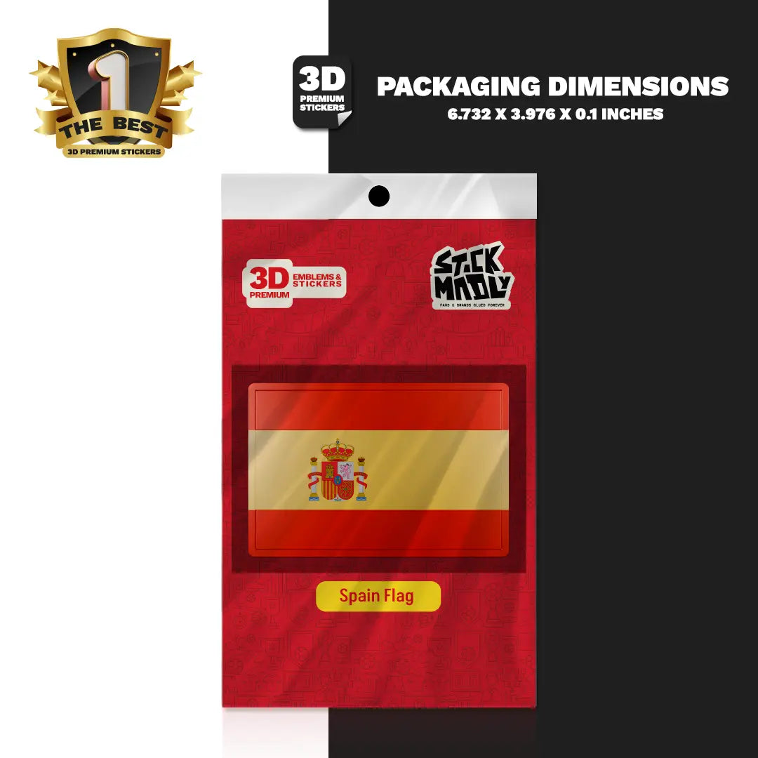 Spain Flag - Stickmadly