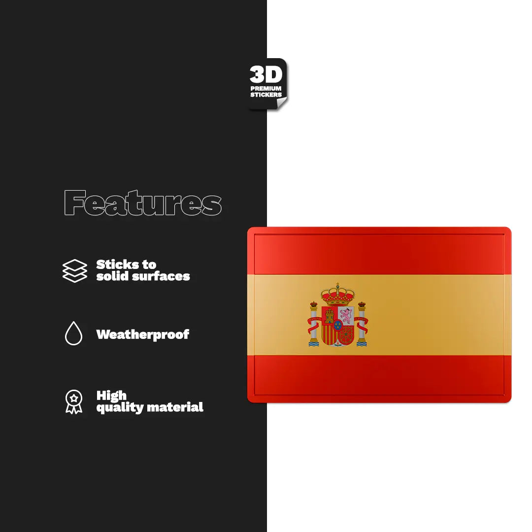 Spain Flag - Stickmadly