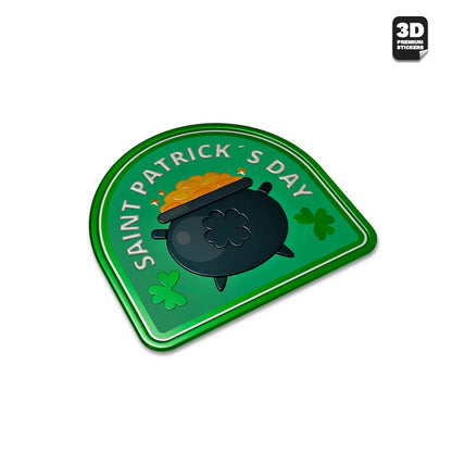 ST PATRICK GOLD COIN - Stickmadly