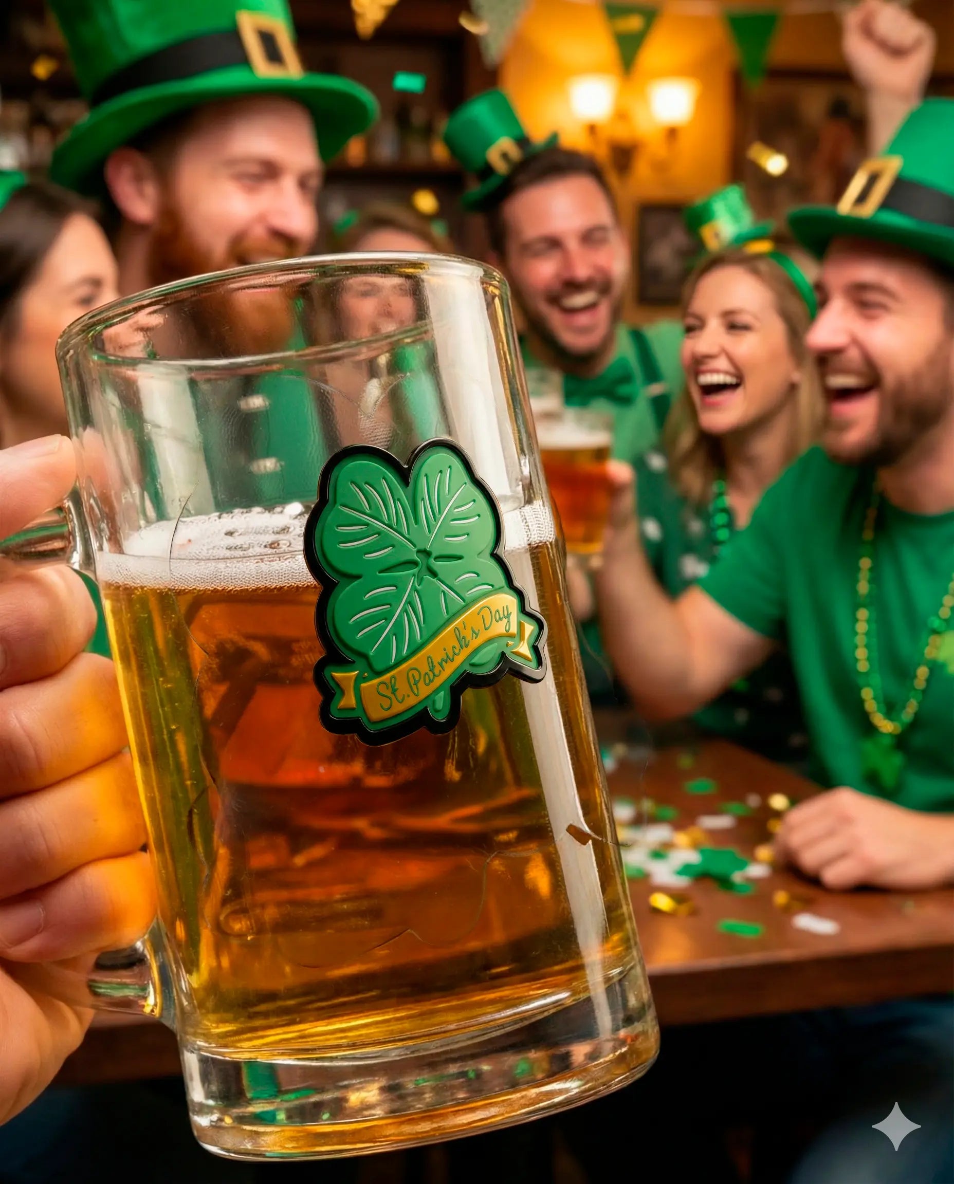 ST. PATRICK'S CLOVER Stickmadly