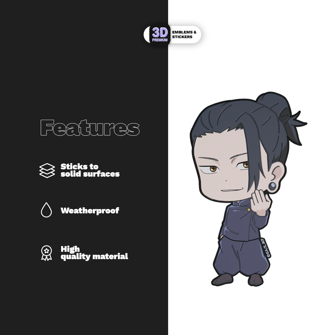 Suguru Geto (Chibi) - Stickmadly