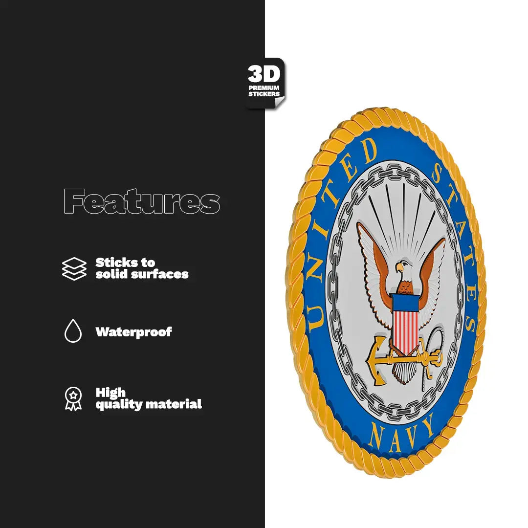 THE UNITED STATES NAVY EMBLEM - Stickmadly