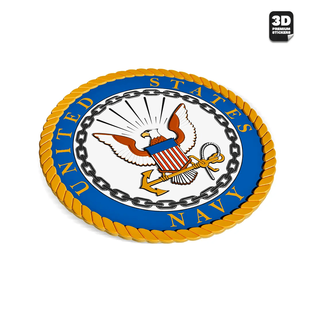 THE UNITED STATES NAVY EMBLEM - Stickmadly