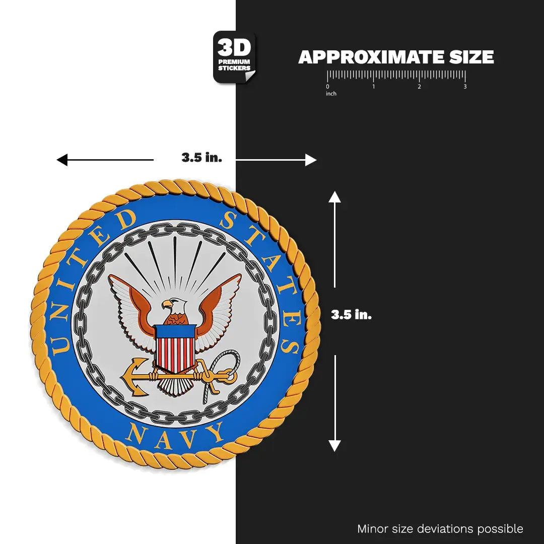 THE UNITED STATES NAVY EMBLEM - Stickmadly
