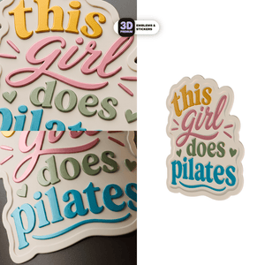 THIS GIRL DOES PILATES - Stickmadly