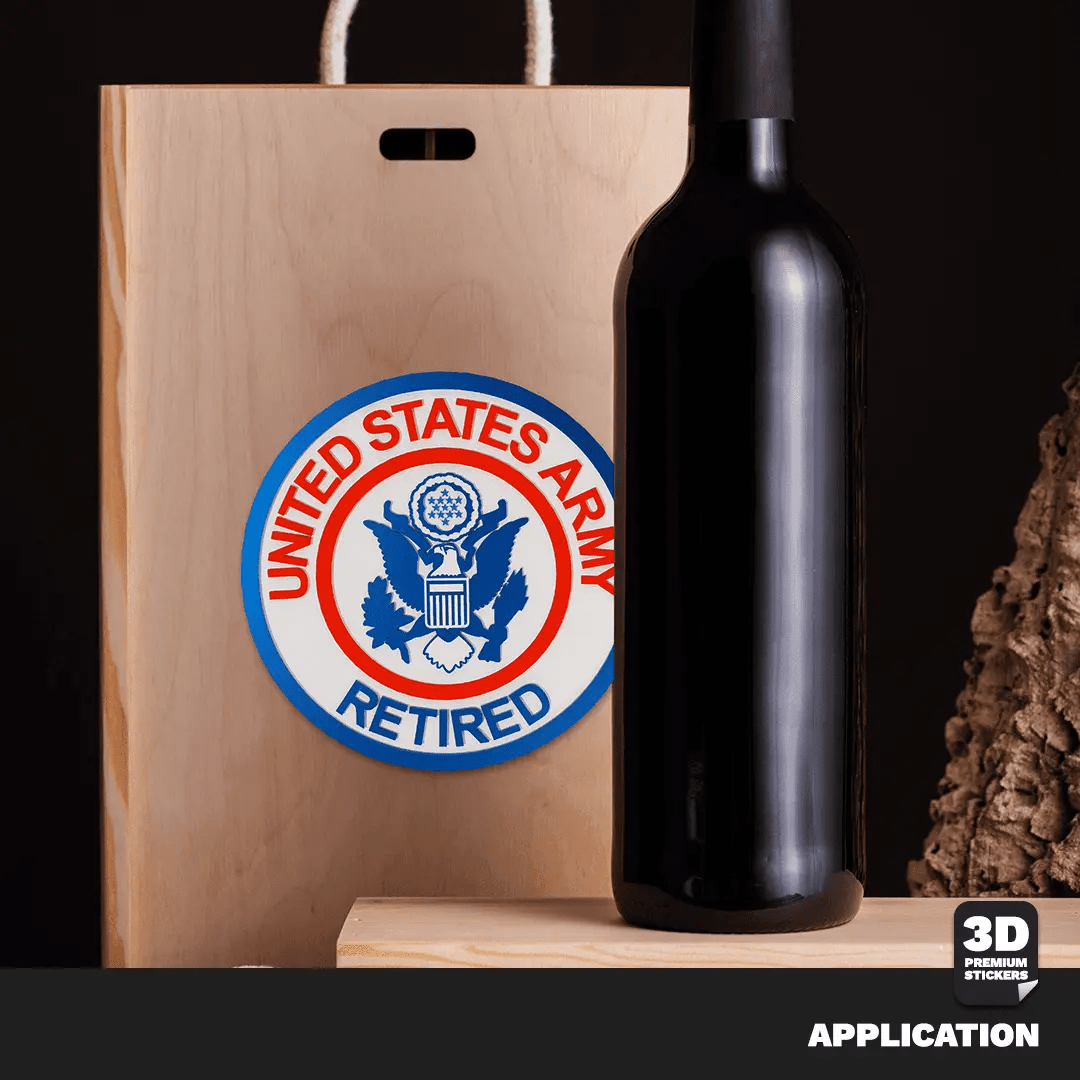 United States Army Retired - Stickmadly