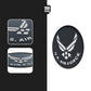 U.S. AIRFORCE BLACK CIRCLE - Stickmadly