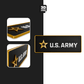 U.S. ARMY Gold Rectangle Front view - Stickmadly