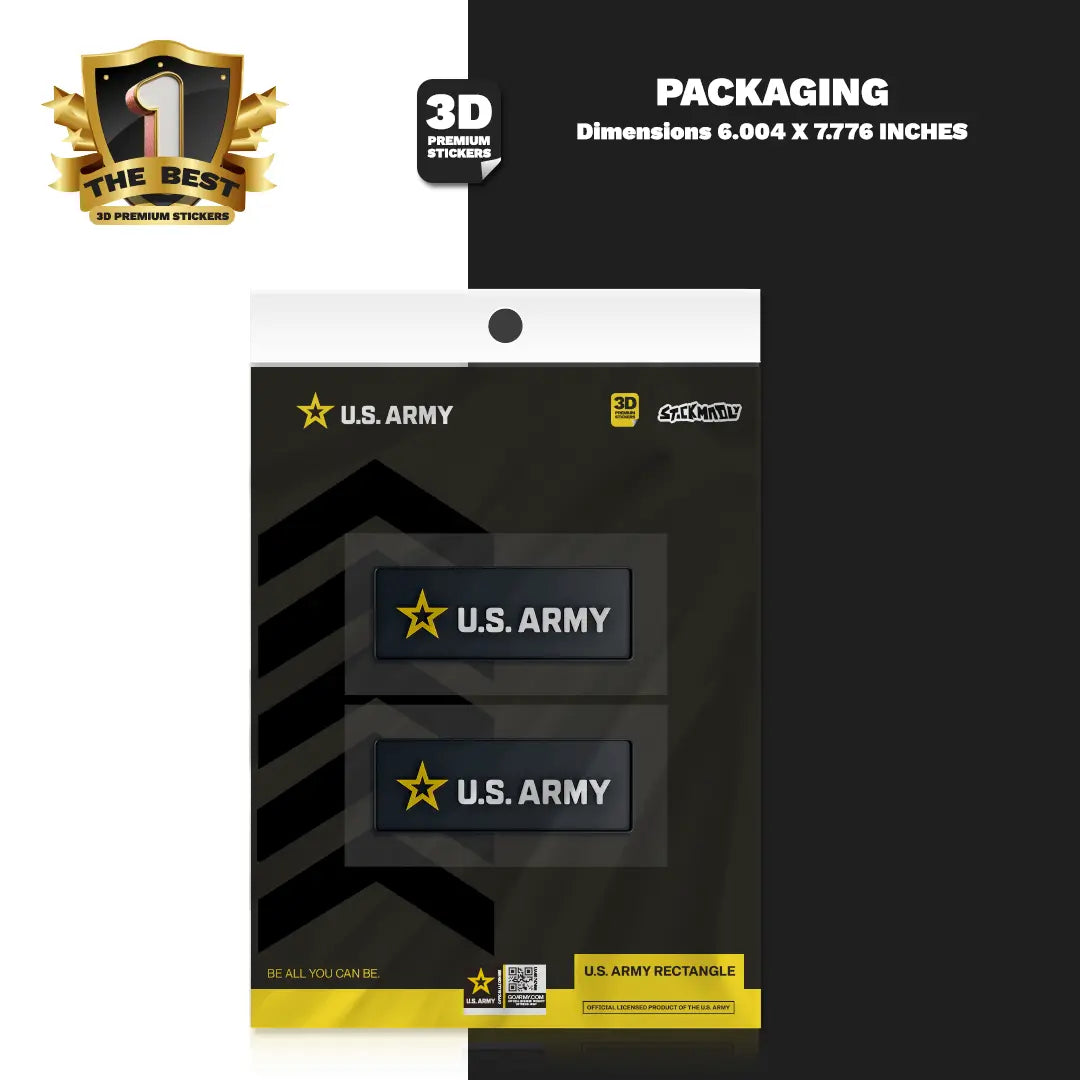 U.S. Army Rectangle - Stickmadly