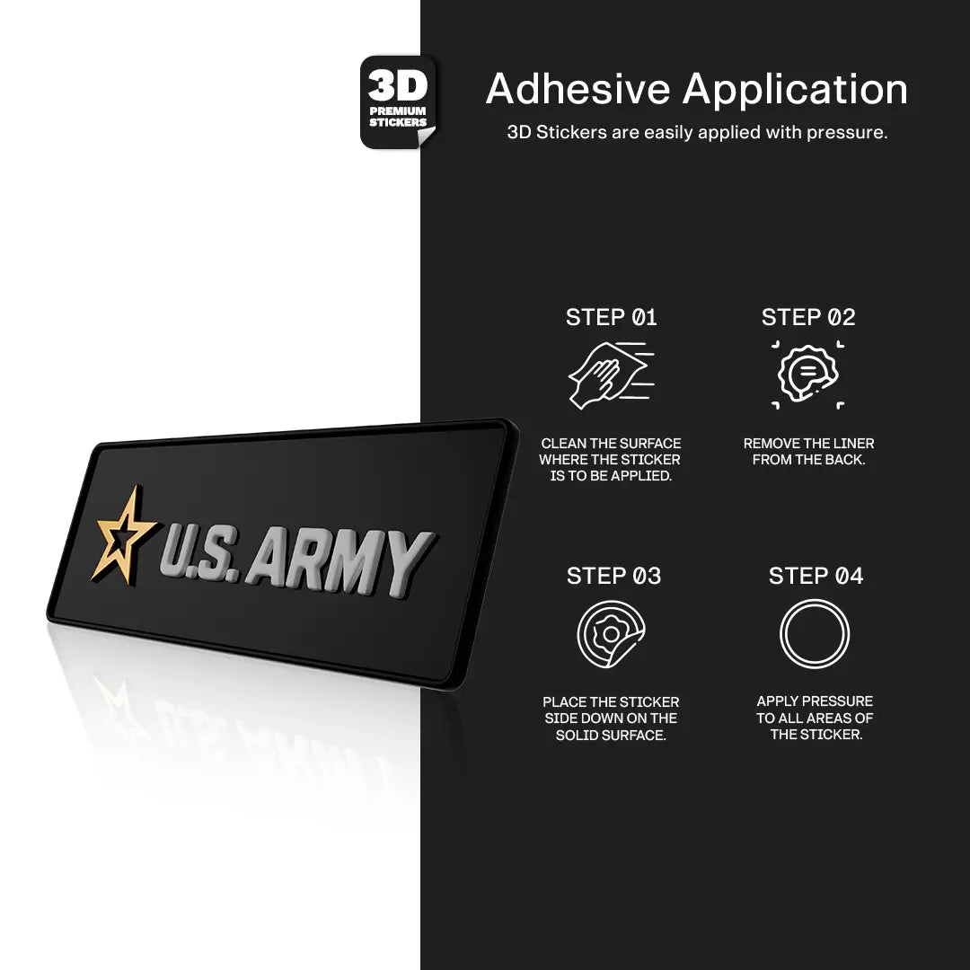 U.S. Army Rectangle - Stickmadly