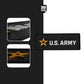 U.S. Army Rectangle Front View - Stickmadly