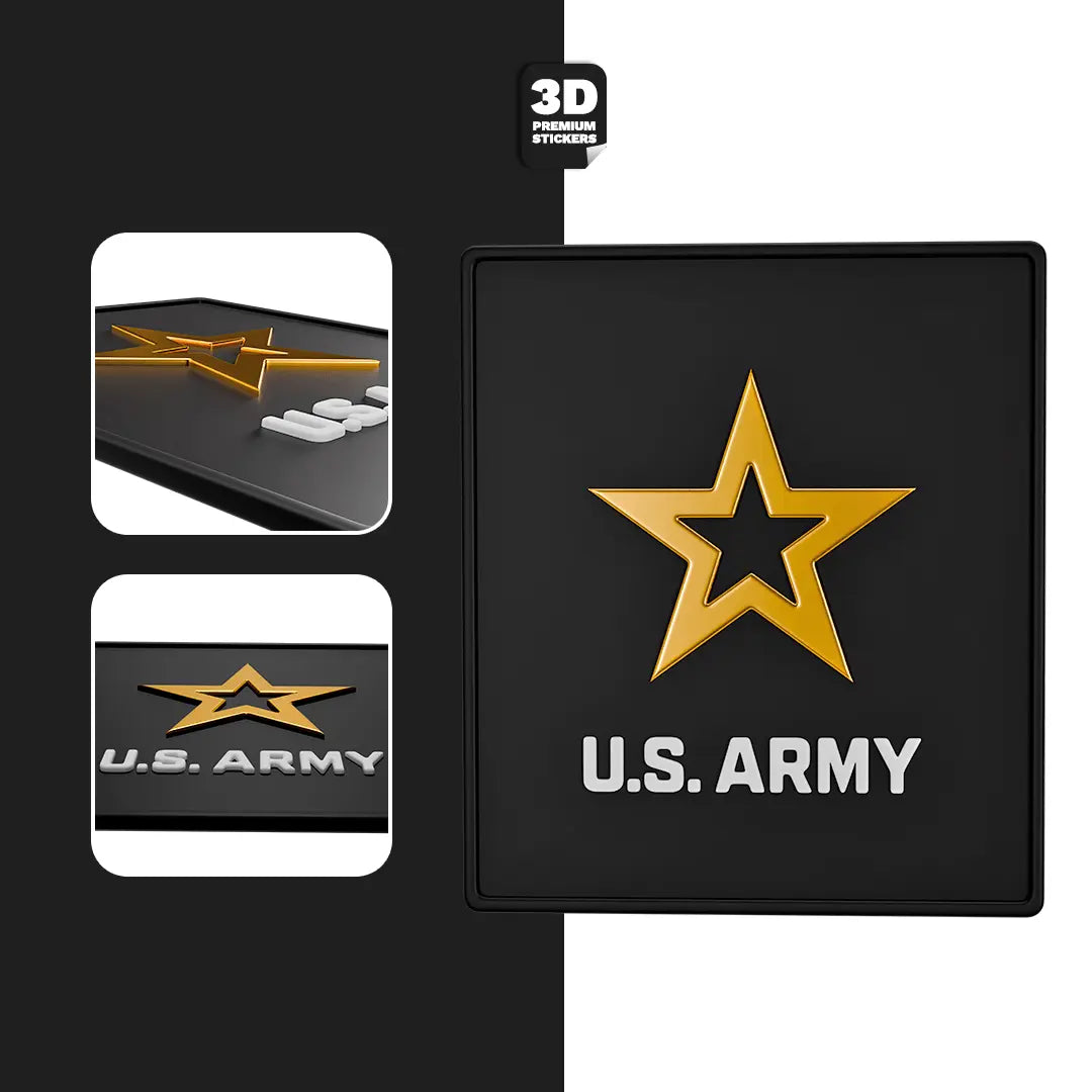 U.S. Army Front view - Stickmadly