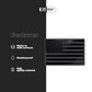 USA FLAG FULL BLACK - Stickmadly