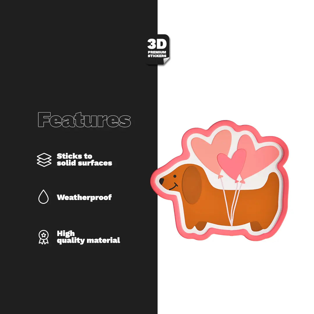 VALENTINE'S DOG - Stickmadly